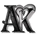 5-5-25 and initials A and K with a small heart tattoo design idea
