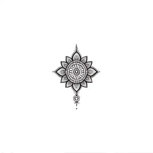 Coverup Mini Mandalas tattoo design idea