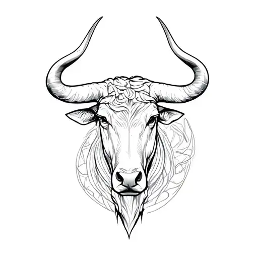 Taurus ♉ sign with Nov 13 2000 engraved tattoo design idea
