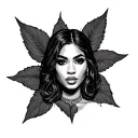 memory tattoo Aaliyah tattoo design idea