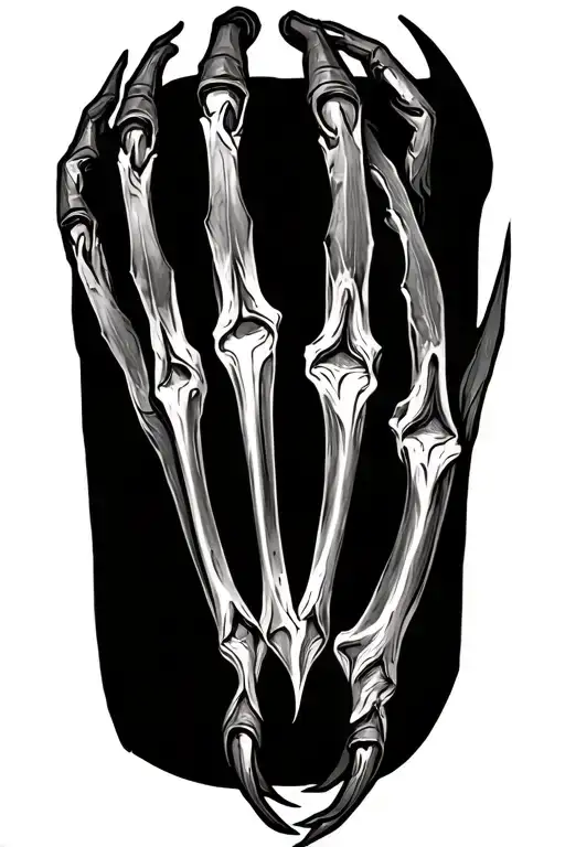 claw marks tattoo design idea