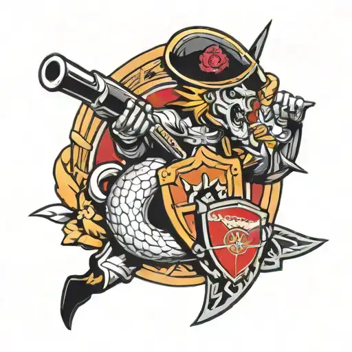 gunners d'arsenal tattoo design idea