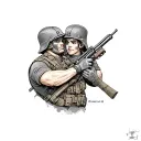 brothers in arms  tattoo design idea