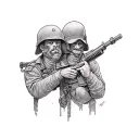 brothers in arms  tattoo design idea