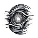 biometric tattoo design idea