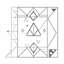 7 of diamonds tattoo design idea