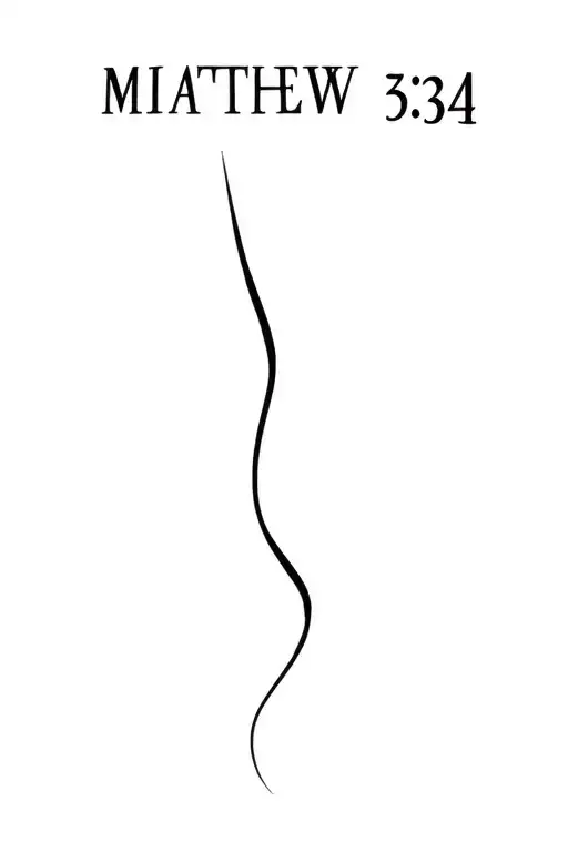 matthew 6:34 tattoo design idea