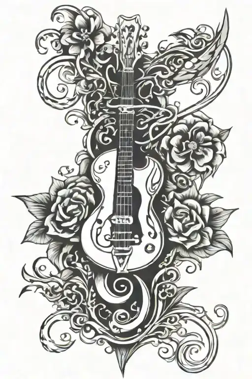Bailey Zimmerman Music tattoo design idea