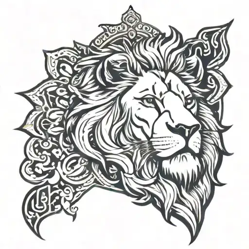 Lion of judah tattoo design idea