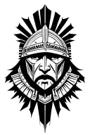 Spartacus gladiator tattoo design idea