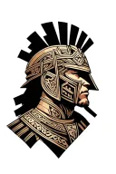 Spartacus gladiator tattoo design idea