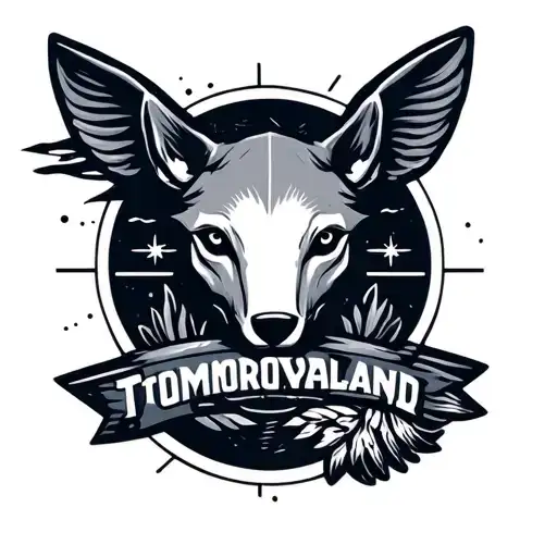 Tomorrowland icon featuring australian aussie tattoo design idea