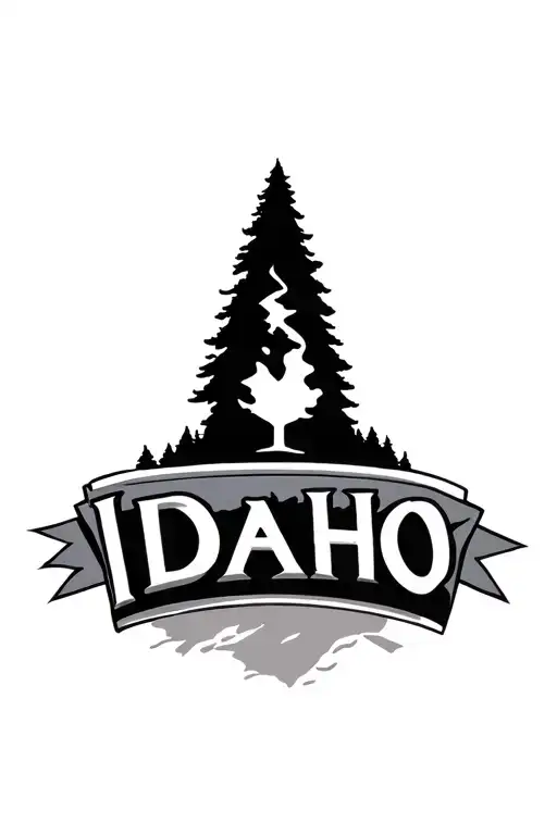 Idaho tattoo design idea