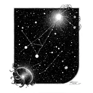 andromeda constellation tattoo design idea