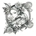 re zero tattoo design idea