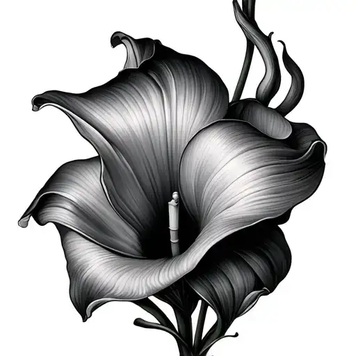 Calla Lilies tattoo design idea