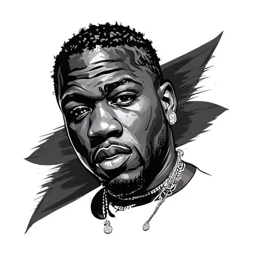 Get Rich Or Die Tryin tattoo design idea