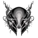 Pubic tattoo design idea