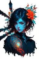 solo leveling anime tattoo design idea