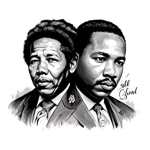 Mandela, Bob Marley, malcon X , Luther king jr, Africa tattoo design idea