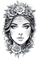 Tyche tattoo design idea