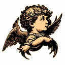 cherub tattoo design idea