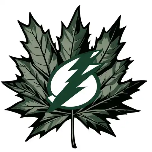 maple leaf. son cody. son bradley. wife ashley. tampa bay lightning. buffalo bills. university of south florida. father  tattoo design idea
