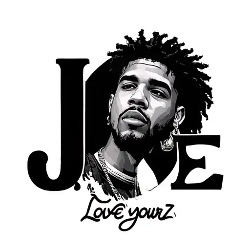 J Cole Love Yourz tattoo design idea