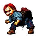 Chucky Doll tattoo design idea