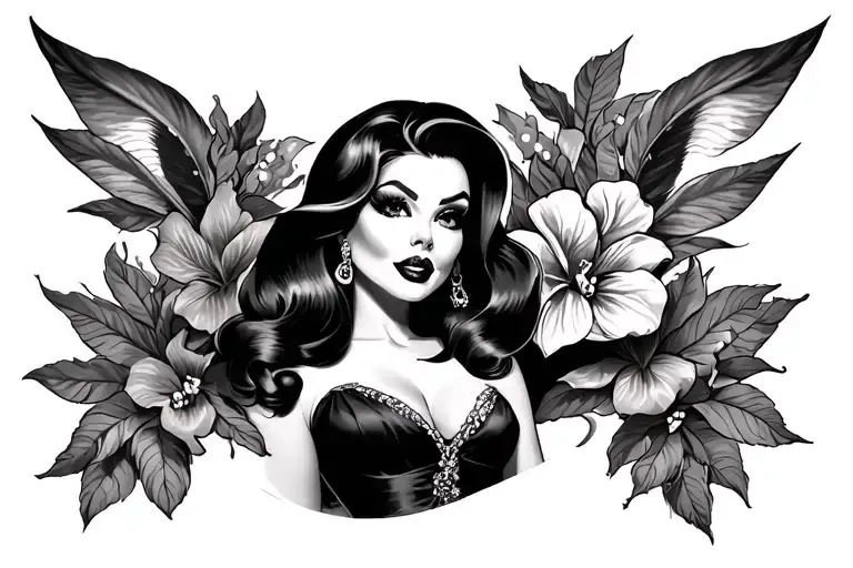 gangster jessica rabbit tattoo design idea
