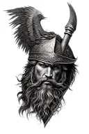 Norse mythology tyr Norse god tattoo design idea