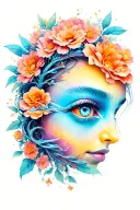 let go tattoo design idea