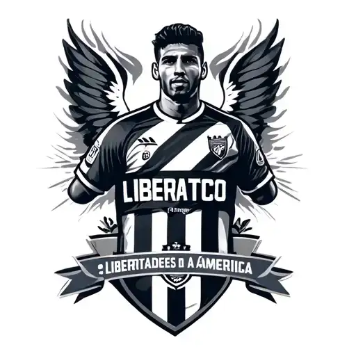National Atlético with Libertadores da América tattoo design idea