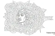 Filipino tribal tattoo design idea