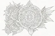 Filipino tribal tattoo design idea