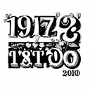 incorporate these three years. 1972, 1983, 2010. simple just words and numbers cute and girly tattoo design idea