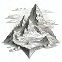 matterhorn tattoo design idea