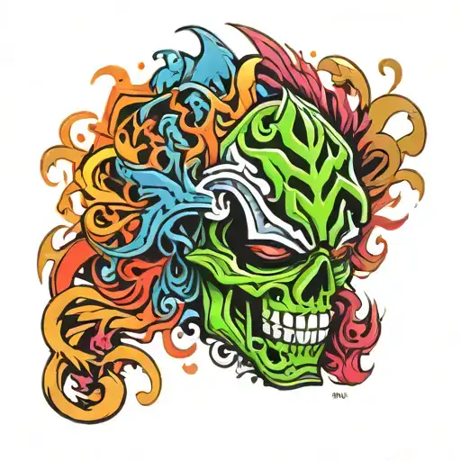 Hood tattoo design idea