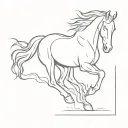 cheval tattoo design idea