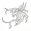 taurus scorpio tattoo design idea
