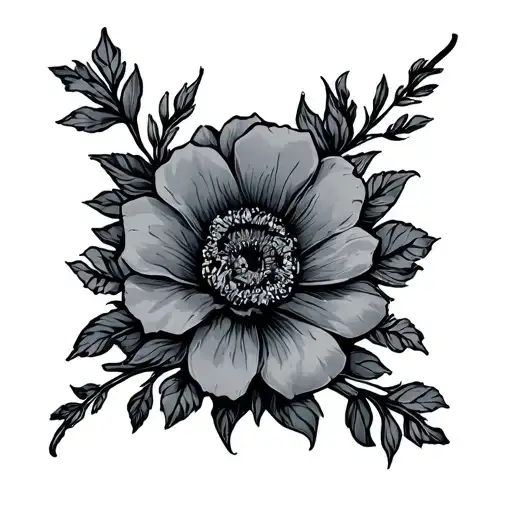 Abuse Survivor tattoo design idea