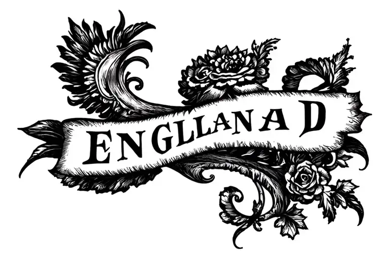 england tattoo design idea