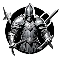 knights Templar warrior tattoo design idea