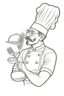 chef tattoo design idea