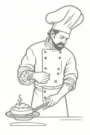 chef tattoo design idea