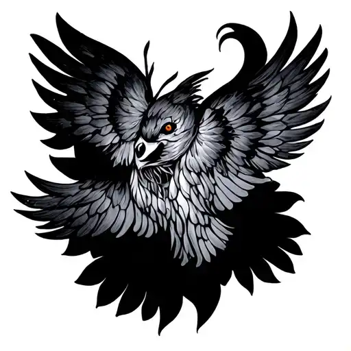 psalm 91:4 tattoo design idea