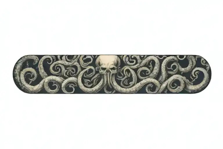 gustave dore tentacles tattoo design idea