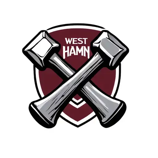 crossed hammer sign West Ham tattoo design idea