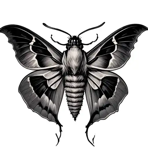 moth to a flame tattoo design idea