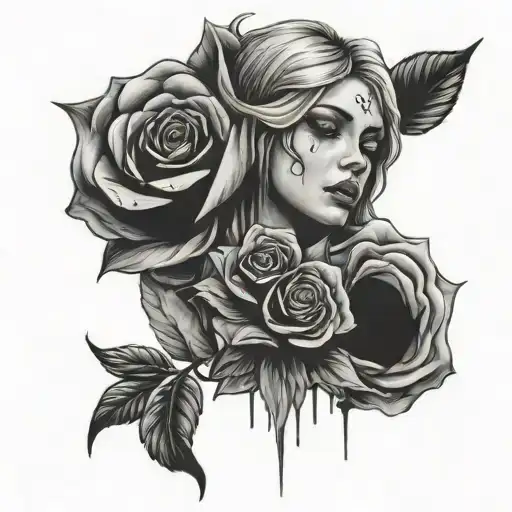 Depression tattoo design idea